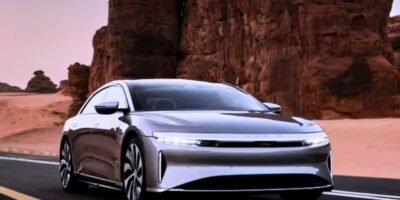 Lucid EV with Samsung Batteries Smashes World Record