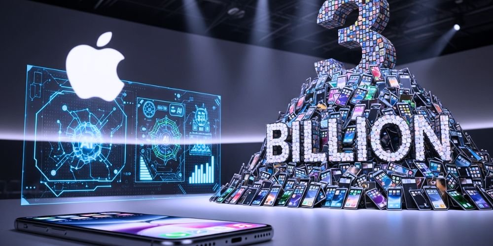 As Apple celebrates shipping its three billionth iPhone